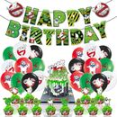 Topper per torte a tema The Ghostbusters bambini forniture feste di compleanno palloncino striscione~