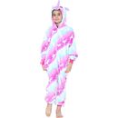 Kids A2Z Onesie One Piece Unicorn Pink Pyjamas World Book Day Costume For Girls
