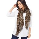 Women's Lightweight Scarf by Accessories For All in Classic Animal