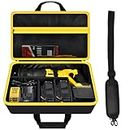Steadtep Soft Carrying Bag Compatible with DEWALT 20V MAX Reciprocating Saw DCS367B / DCS387B, 20v Max Cordless Tools Storage Carrying Case Cover for Blades, Batteries and Accessories (Box Only)