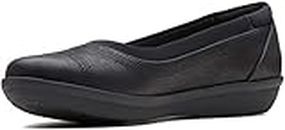 Clarks Women's Ayla Low Shoe, Black, 9 M US