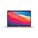 Apple Ordinateur Portable MacBook Air 2020 : Puce M1, éCran Retina 13′′, 8 Go de RAM, 256 Go de Stockage SSD, Clavier rétroéClairé, Caméra FaceTime HD, Touch ID; Or
