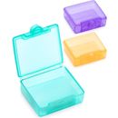 Sukuos Small Pill Box 3pcs, Cute Travel Pill Case Portable Pocket Purse