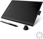 HUION H1060P Graphics Drawing Tablet with 8192 Pressure Sensitivity Battery-Free Stylus and 12 Customized Hot Keys, 10 x 6.25 inches Digital Art Tablet for Mac, Windows PC and Android