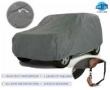 HEAVY DUTY WATERPROOF 2 LAYER COTTON LINED FULL CAR COVER FITS JEEP WRANGLER