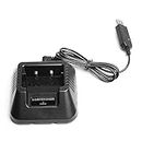 3X USB Walkie Talkie Charger Base Replacement Charging Station for Baofeng UV-5R