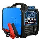 PCHH 12V 24V Car Battery Charger Heavy Duty, 0-15A Automatic Battery Maintainer, Smart Trickle Charger with Auto Shutoffs, Repair, Winter Mode, for Automotive Car Truck Motorcycle Lawn Mower Boat AGM
