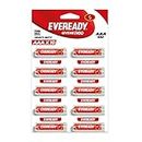 Eveready Carbon Zinc AAA Batteries | Pack of 10 | 1.5 Volt | Highly Durable & Leak Proof | AAA Battery for Household and Office Devices