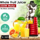 Cold Press Whole Fruit Slow Juicer Wide Mouth Vegetable Processor
