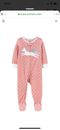 NWT Carter's Unicorn Pegasus Fleece Pajama 1 pc Size 6  Mos Girl Sleeper Footie 