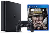 PlayStation 4 Slim 1TB Console Call Of Duty WWII Bundle Video Game Systems Very