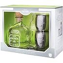 Patron Silver Premium Tequila Gift Pack with 2x Mule Mugs, 70 cl