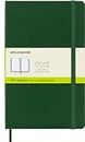 Moleskine - Classic Hard Cover Notebook - Plain - Large - Myrtle Green