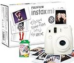 Fujifilm Instax Mini 8 Camera with 20 Shots - White