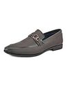 FENTACIA Brown Leather Formal Shoes Office Loafers for Men - 9 UK