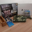 Sony PlayStation 4 PS4 1TB Call of Duty WWII Edición limitada Game Console Box FS