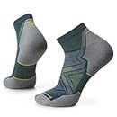 Smartwool Men's Run Targeted Cushion Ankle Socks, Twilight Blue, Large