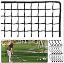 Amazgolf Golf Net,10 * 10Ft Golf Practice Net,Sports Practice Barrier Net, Heavy Duty Ball Netting Golf Hitting Net, Badminton Net,Baseball Net Hockey Net and Chipping Net