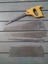 Vintage Handsaw with 5 changeable blades, 16", 15", 13 1/2", 12" and 10" blades