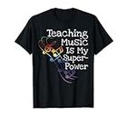 Camiseta de regalo para profesor de música Camiseta