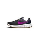 Nike Revolution 6 Nn Mens Shoes, Anthracite/Vivid Purple-Blackened Blue-Canyon Purple-White-Gold Suede, 9.5 US