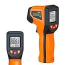 Serplex® Infrared Thermometer, Handheld Digital LCD Display Non Contact Laser Temperature Gun -50-600°C (-58-1112°F) for Household Industrial Use for Cooking, Pizza Oven (Battery Not Included)