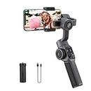 Zhiyun Smooth 5 Gimbal Stabilizer, 3-Axis Handheld Smartphone Gimbal with Tripod for iPhone Android Ideal for Vlogging YouTube Vlog TikTok Instagram Live Video