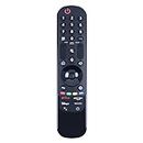 7SEVEN™ Compatible MR21GA LG Magic Tv Remote for 4K Smart OLED 2021 Model Original LG tv Remote Control with Bluetooth Voice Command Google Assistant and Alexa - Pairing Must!