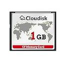 Cloudisk Compact Flash Card 1GB CF 2.0 Performance (1GB CompactFlash) for Vintage Digital Cameras and Industrial Equipment