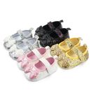 Infant Girls Soft-Soled Bow-Knot Princess Shoes Baby Casual Walking Shoes AU