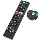RMF-TX300U Replace Voice Remote Control with Mic fit for Sony 4K Smart LED TV HDTV Bravia XBR-43X800E XBR-49X800E XBR-55X800E XBR-55X806E XBR-65X850E 149331811 KDL-50W800C KDL-55W800C KDL-65W800C