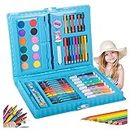 Toy Imagine™ 68 Pcs Color Set/Kit for Kids Drawing & Painting Set/Case Art & Craft Supplies 12 Crayon 8 Sketch Pens 8 Color Pencils 6 Oil Plaster Colour 12 Water Color Best Gift for Boys & Girls