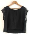 *SALE* Adore Me Top, Black, Size L/G, Mesh Sleeves