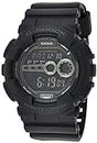 Casio Unisex Watch in Black Resin with LCD Display and Auto LED Light - Shock and Water Resistant
