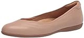 Naturalizer Women's, Vivienne Flat, Barely Nude, 9 Wide