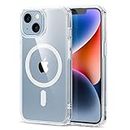 ESR for iPhone 14 Case/iPhone 13 Case, Magnetic Clear Case Compatible with MagSafe, Shockproof Military-Grade Protection, Classic Hybrid Magnetic Case for iPhone 14/13 6.1 inch, Clear