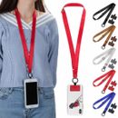 Adjustable Cell Phone Crossbody Lanyard with Nylon Patch Smartphones Neck Strap
