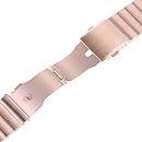 CALANDIS Stainless Steel Strap Wrist Band for Fitbit Blaze Smart Watch Rose Gold
