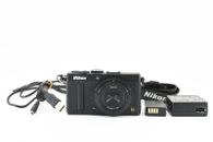 Juego de cargador de batería para cámara digital negra Nikon Coolpix A DX 18,5 mm f/2,8 Japón