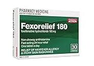 Pharmacy Action Fexorelief 180mg 30 Tabs (Generic for Telfast)