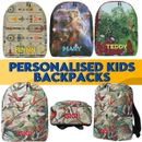 Personalised Kids Backpack -  School Kinder Daycare Large Size Gift Boy Girl