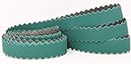 1 x 72 Schleifbänder mit gewelltem Rand, extra flexibel, passend für 2 x 72 Bandschleifer, ideal für ungerade Formen und Messergriff-Konturen, 3 Stück Körnung 220