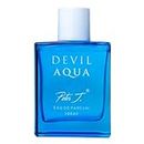 Peter J Devil Aqua 100ml Perfumes for Men Combo | Luxury Eau De Parfum Premium Long Lasting Unisex Fragrance Scent Spray | Gift for Men & Women| Suitable for Every Occasion