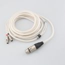 16 Cores Pure Silver Cable for Abyss ab-1266 Headphone Upgrade Extension Cord 5m
