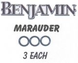 Benjamin Marauder Breech Bolt O-ring Seals .22 (3 EA) Number 1763A023