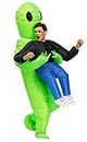 Inflatable Alien Costume, Fancy Dress, Inflatable Costume Suitable for Party, Halloween, Christmas Green
