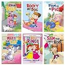 Phonic Reader (Illustrated) (Set of 6 Books) - Story Book for Kids - Bedtime Stories - 2 Years to 6 Years Old - Read Aloud to Infants, Toddlers