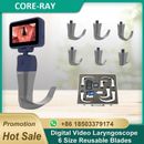 Case Include Anesthesia Video Laryngoscope 6 size Reusable Blades For Selection