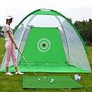 Golf Frappe Net Golf Practice Net Tente Équipement D'entraînement De Golf Strike Cage Cage Portable Mat Mesh Mat Garden Golf Supplies