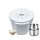 Lyeef Rice Cooker, 8 cup Smart Ricecooker Reduce Sugar Multi-functional Electric Rice Cooker White Rice Brown Rice, Mixed Rice And Porridge（5L Capacity）